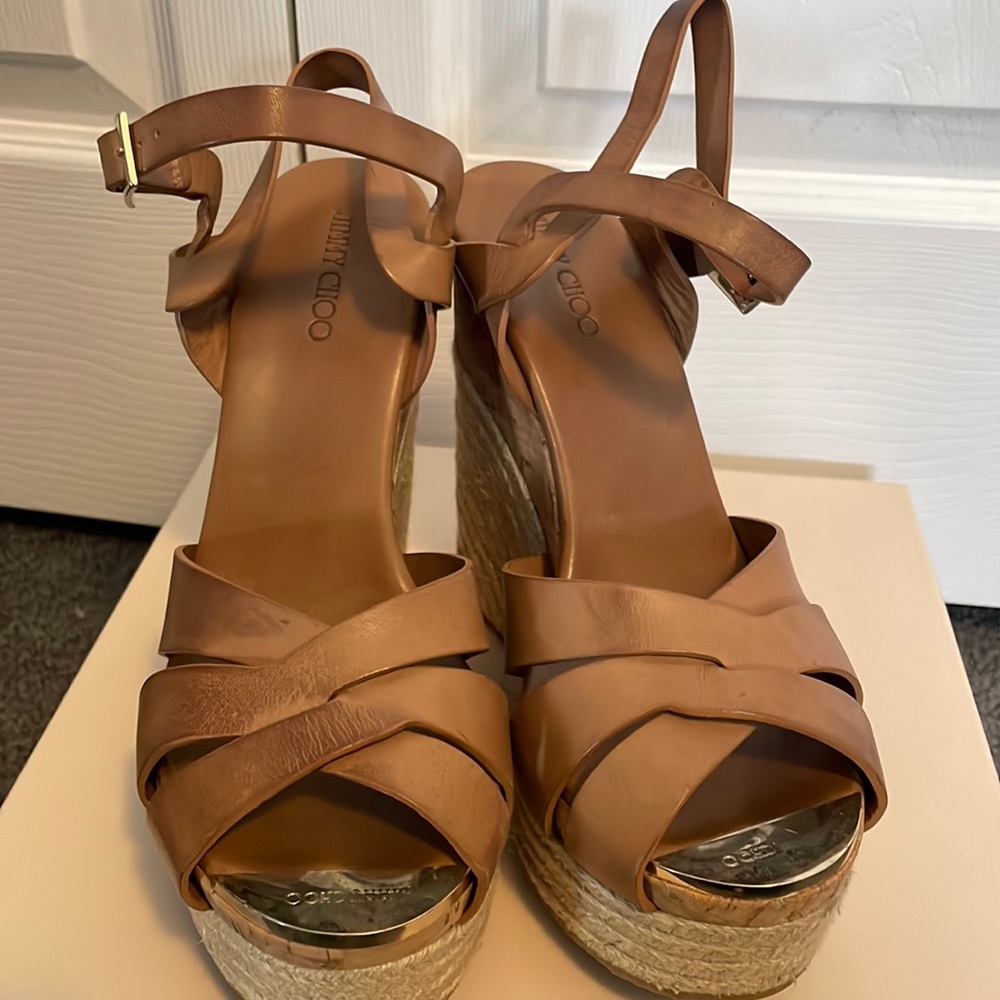 Jimmy Choo Brown Wedges
